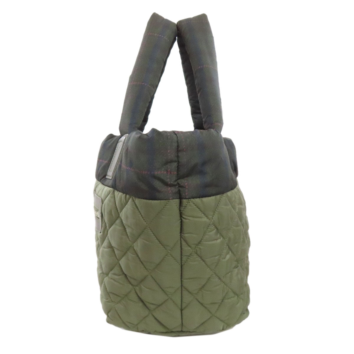 Chanel Nylon Cocoko coon Green Tote Bag