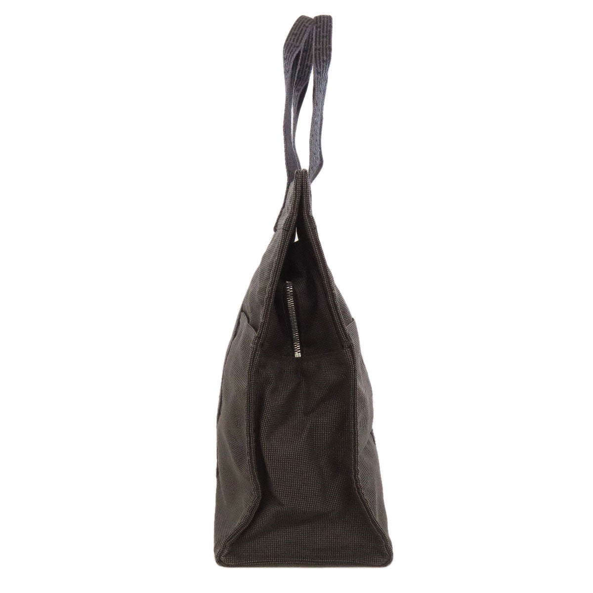 Hermes Handbag Her Linegm Canvas Gray Travel Bag