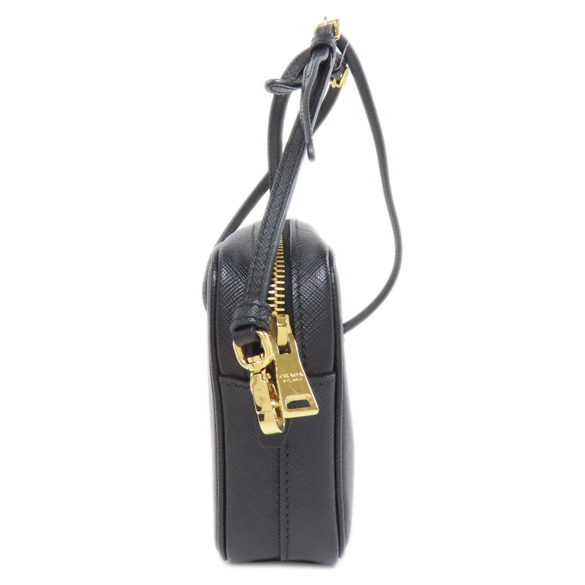 Shoulder Bag Safiano Black Logo