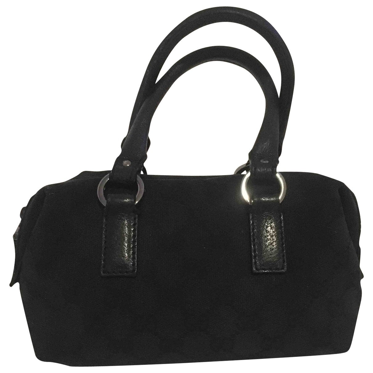 Gucci black cotton handbag