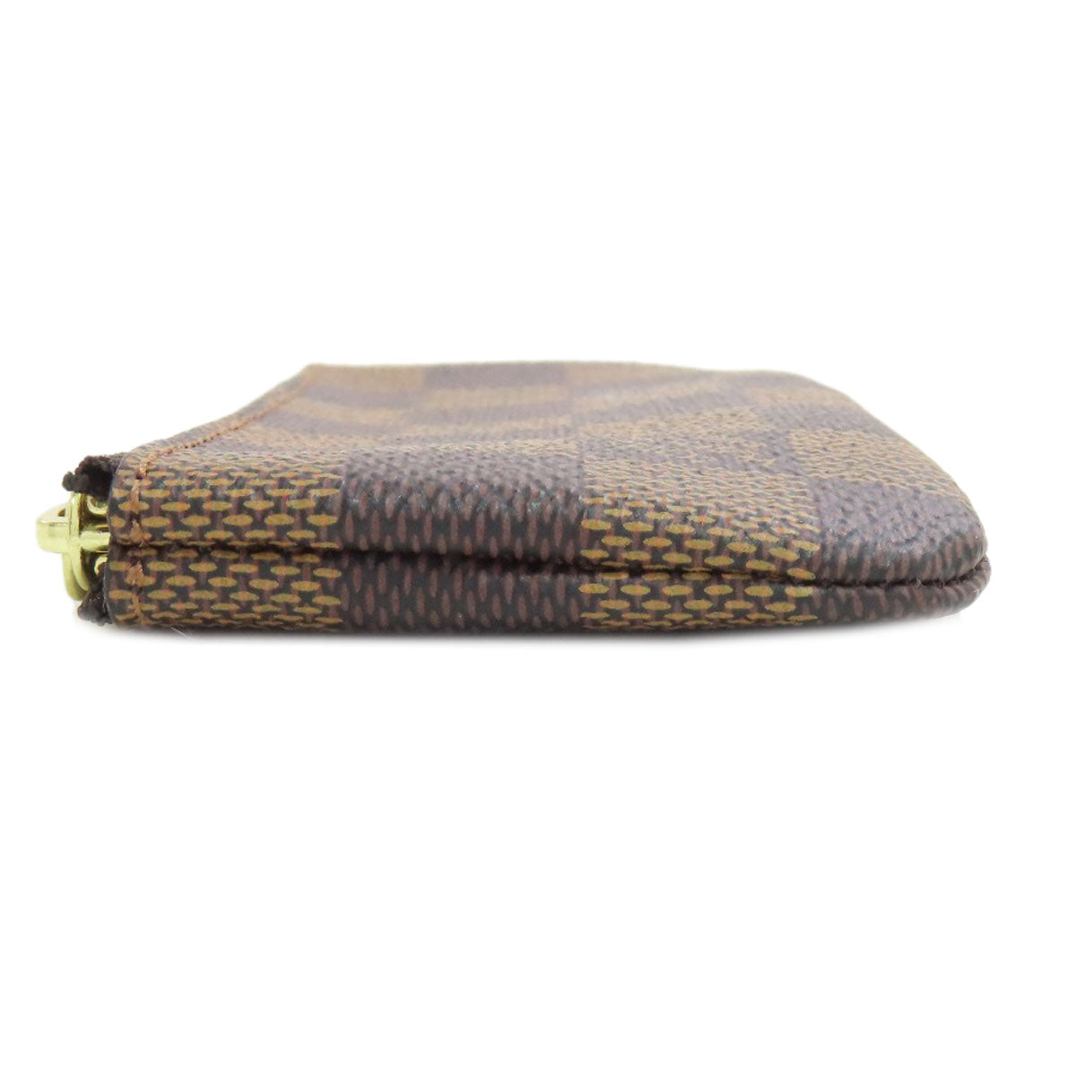 Louis Vuitton Coin N62658 Damier Pochette Kle Canvas Brown Clutch Bag 2