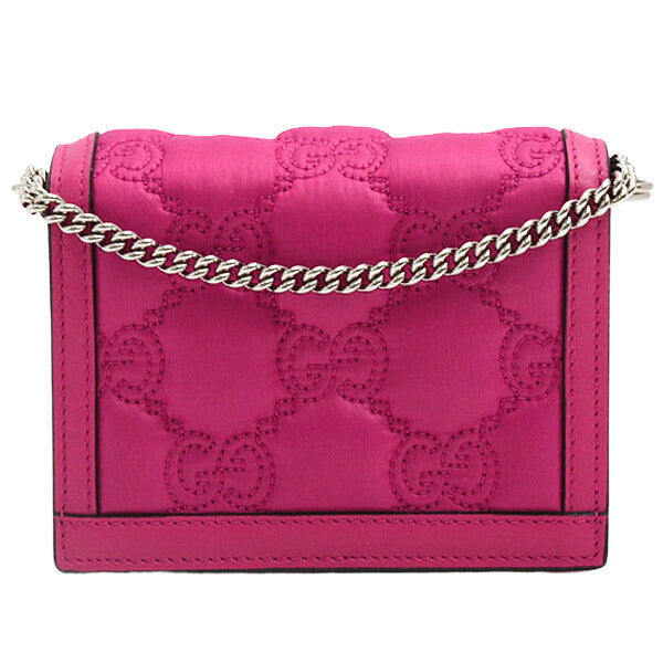 Gucci Matelassé 2Way Bag Leather Nylon Travel Bag