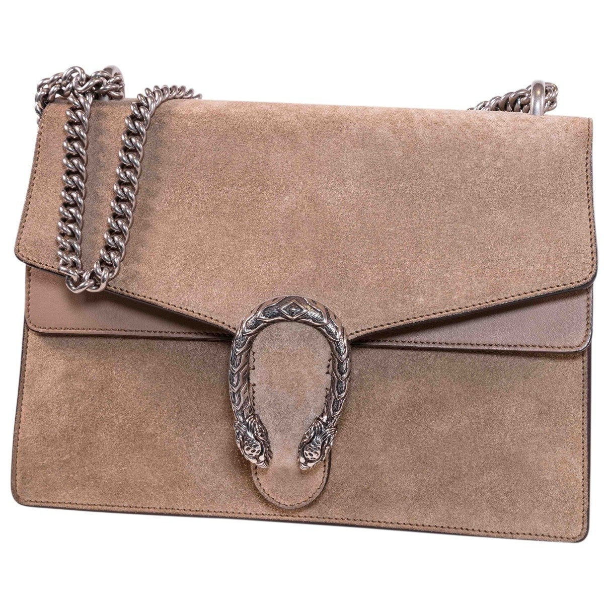 Gucci dionysus brown suede handbag
