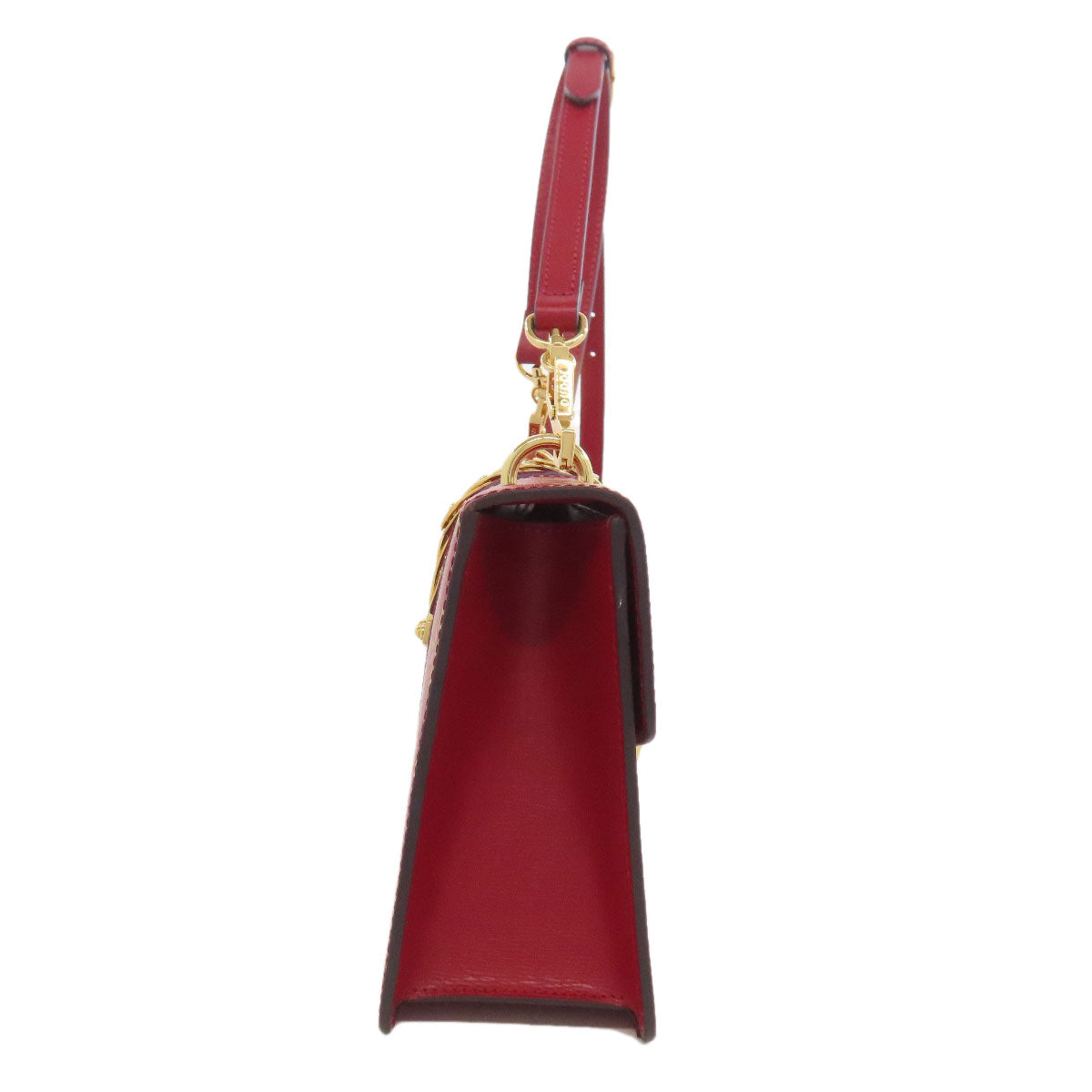 Gucci Sylvie GG Leather Red Shoulder Bag