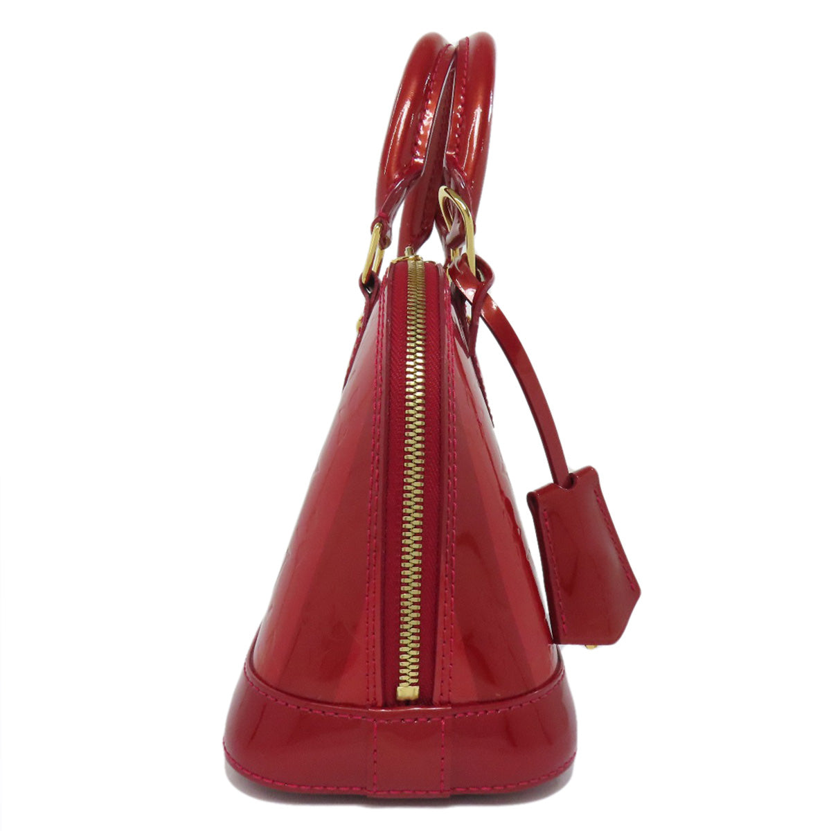 Louis Vuitton M91593 Vernis Alma BB Rayur Red Handbag