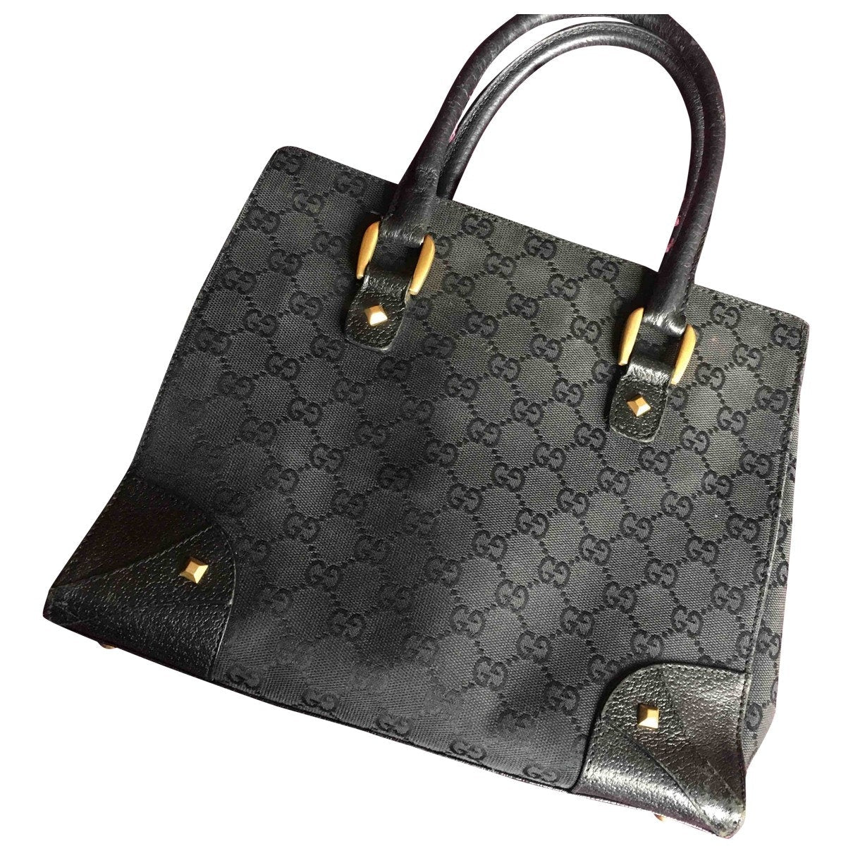 Gucci black cloth handbag