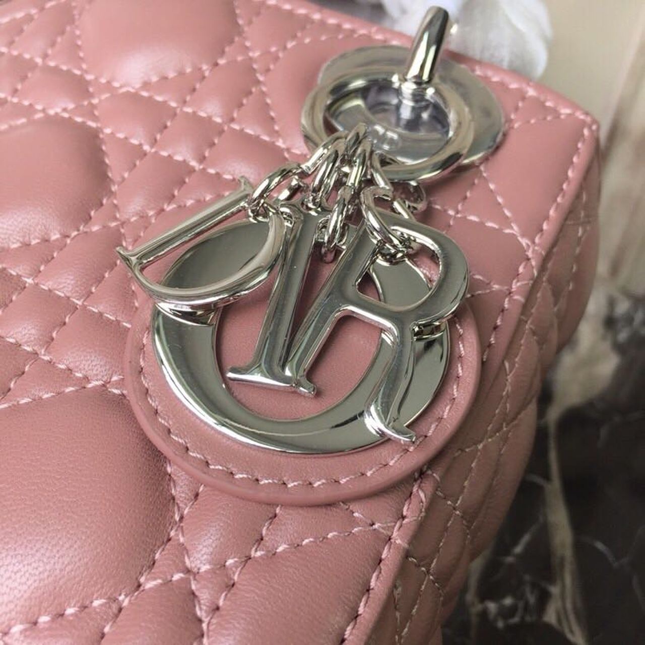 Lady SiTop Qualityer Hardware Dusty Pink Mini Chain Mini Bag
