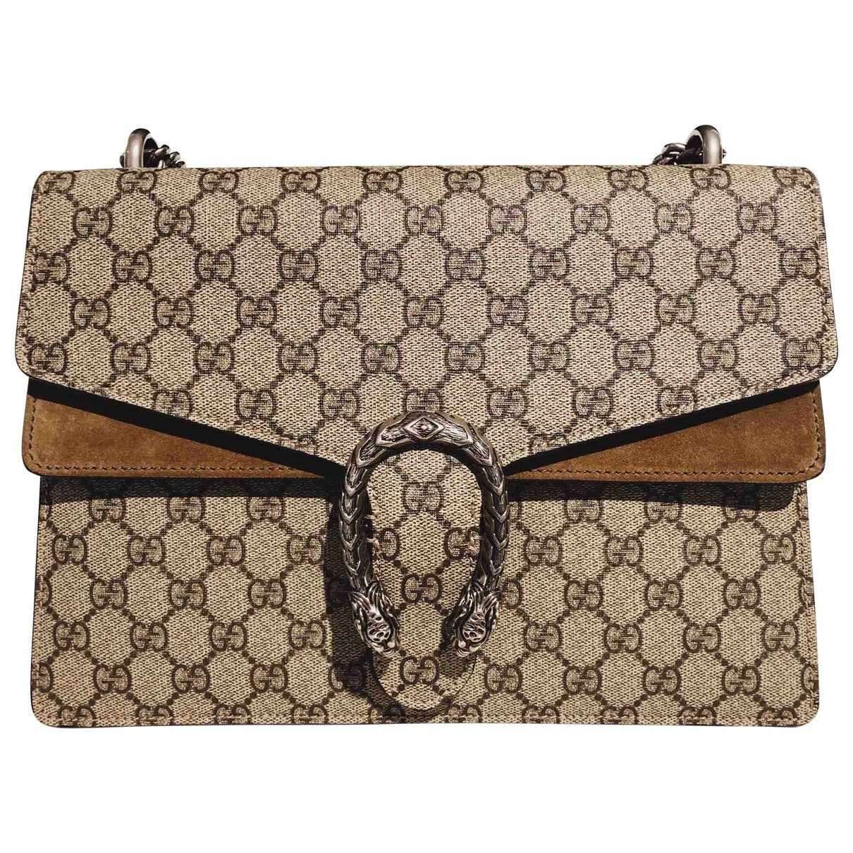Gucci dionysus beige cloth handbag