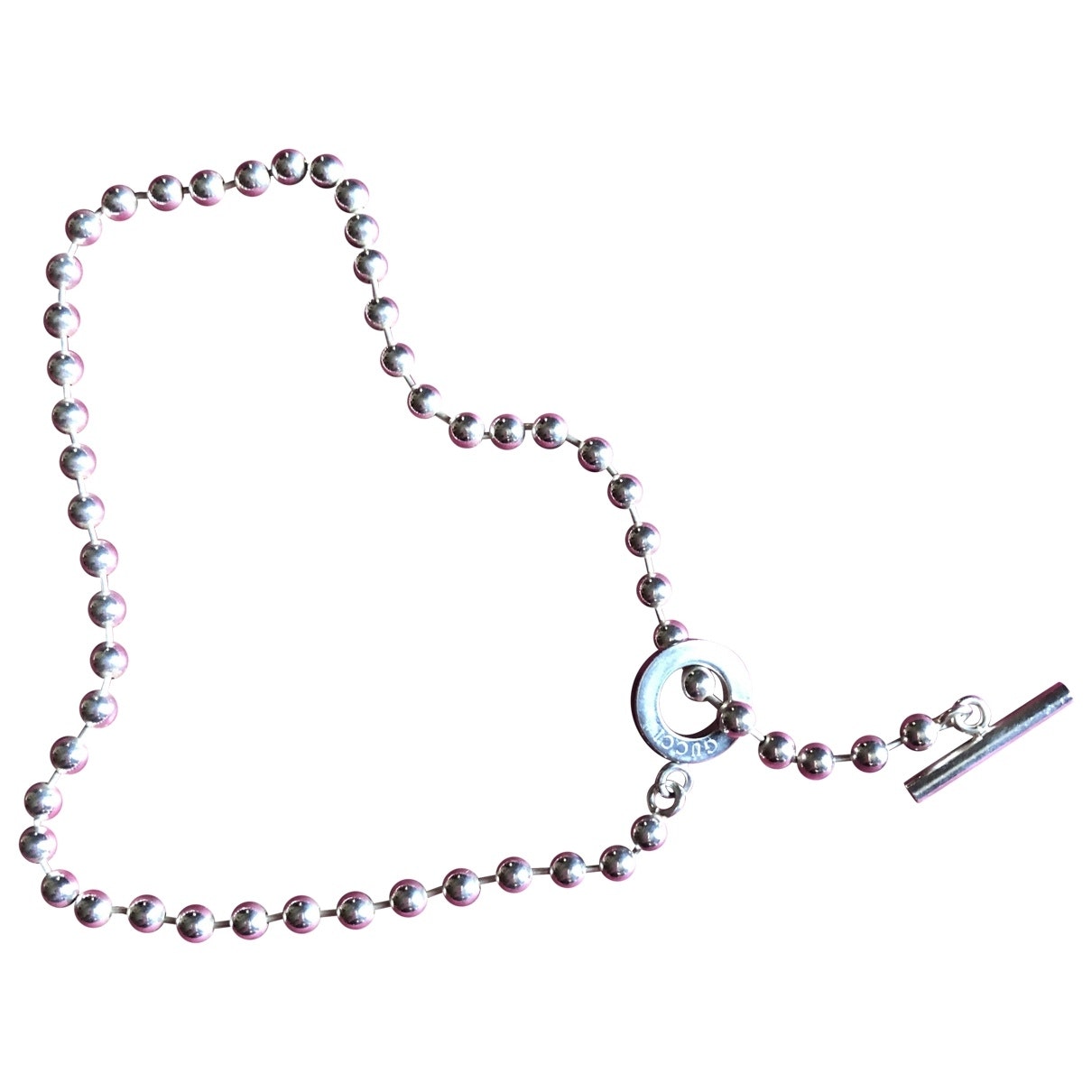 Gucci silver silver necklaces