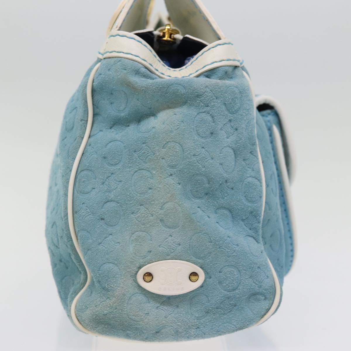 Luxury C Macadam Hand Bag Canvas Blue Travel Bag