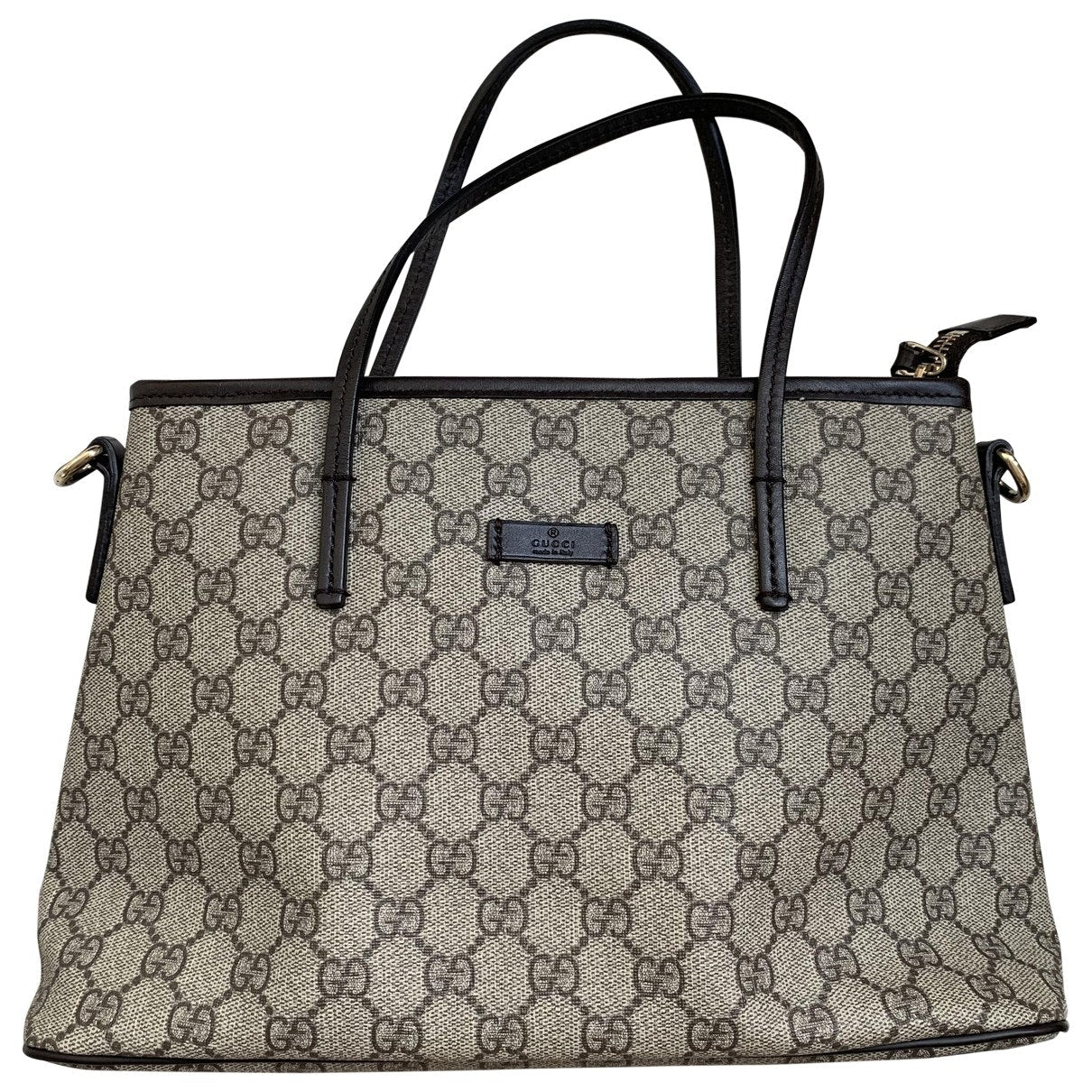Gucci beige cloth handbag