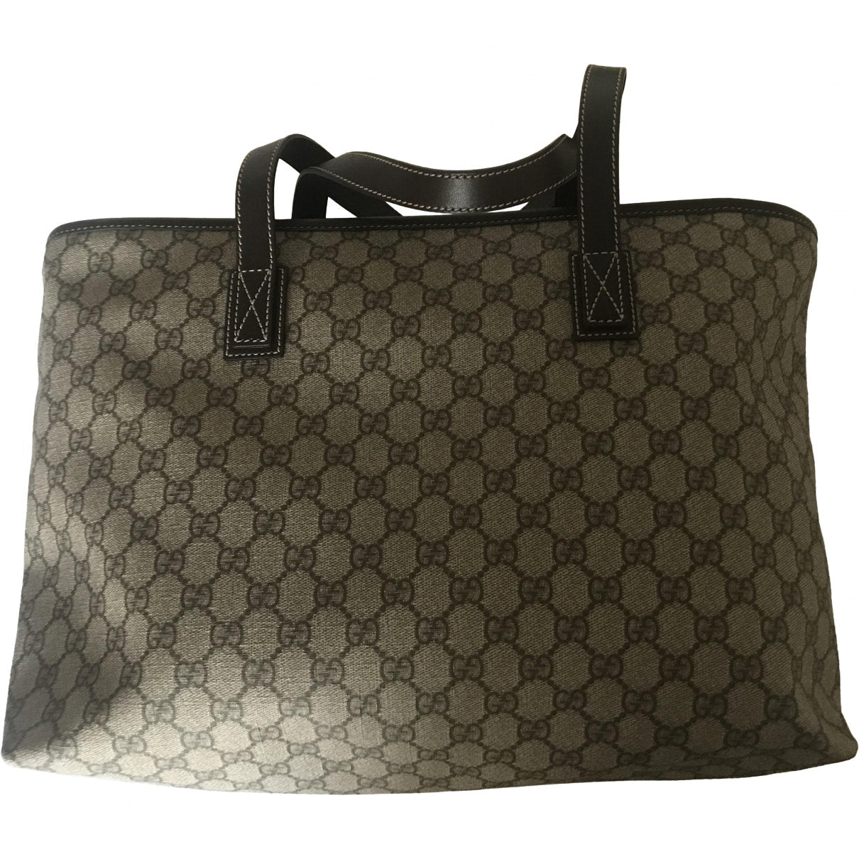 Gucci grey cloth handbag