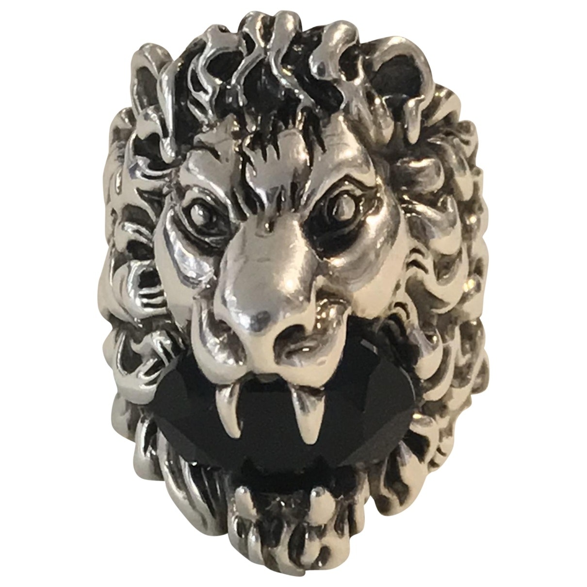 Gucci silver metal rings