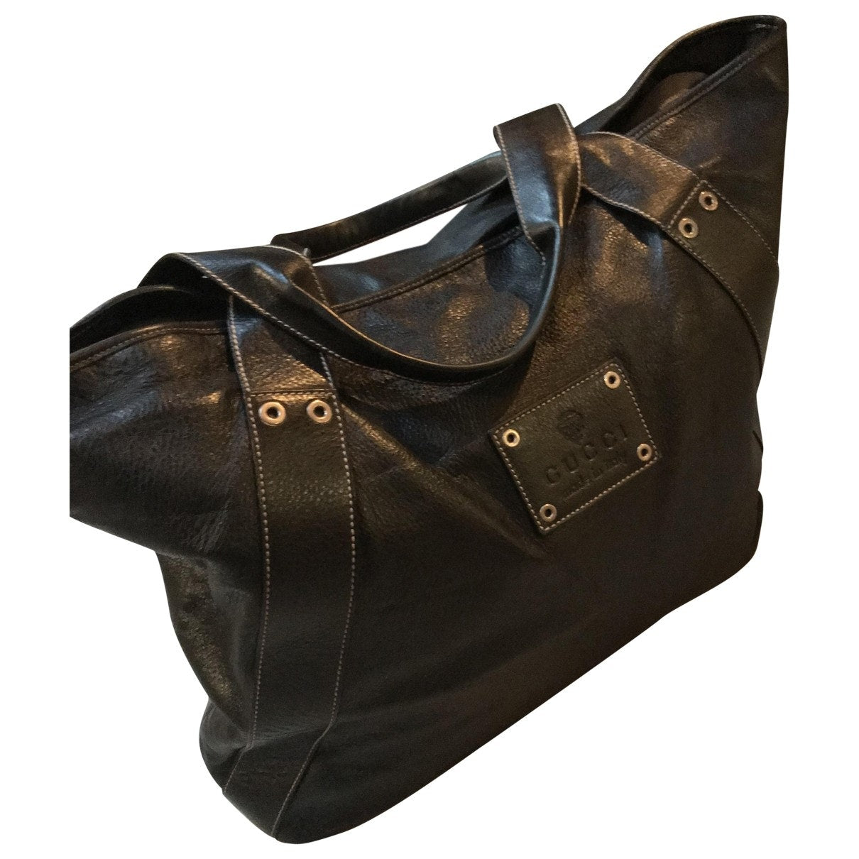 Gucci black leather bag