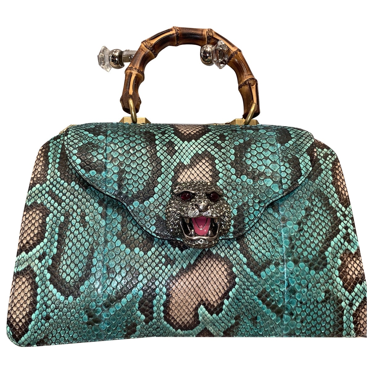 Gucci dionysus gold python handbag