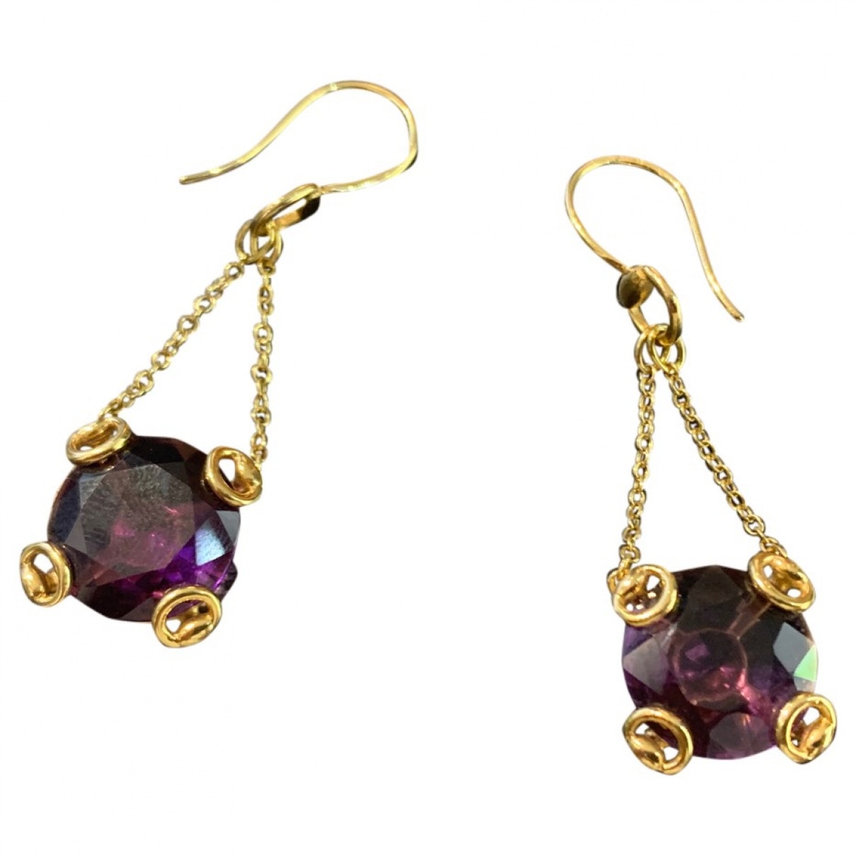Gucci yellow gold earrings