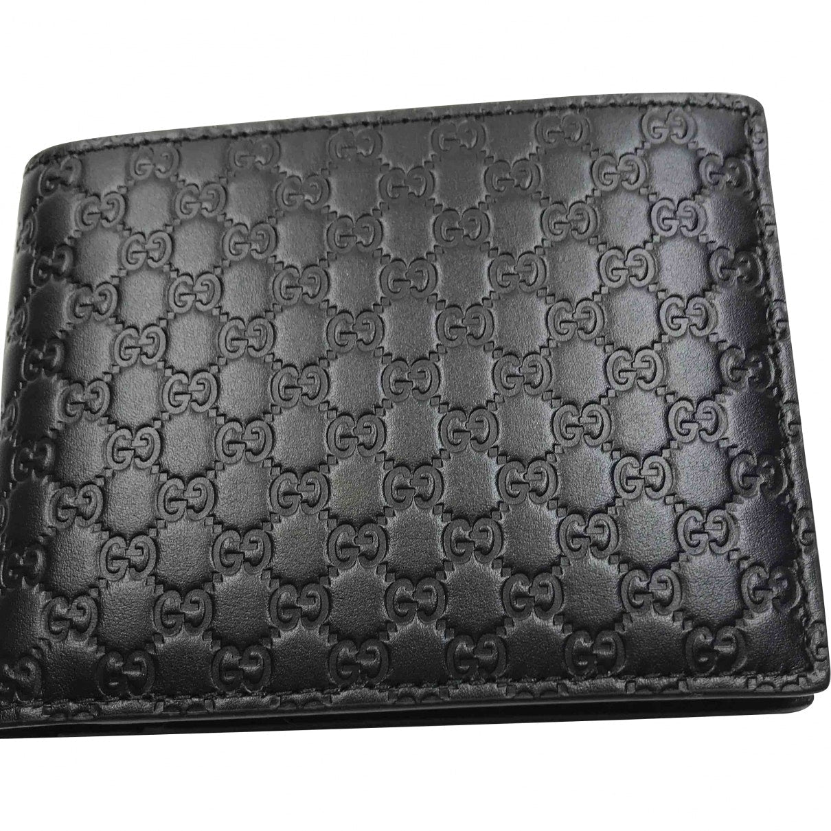 Gucci black leather case