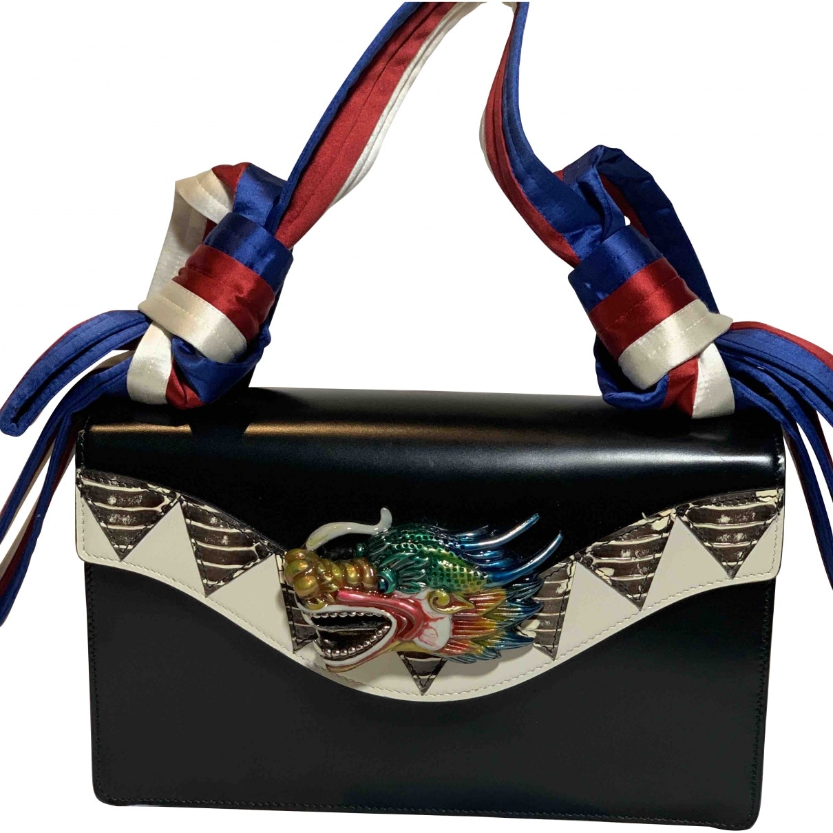 Gucci dionysus black leather handbag