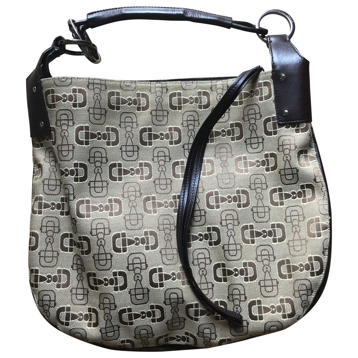 Gucci beige cloth handbag