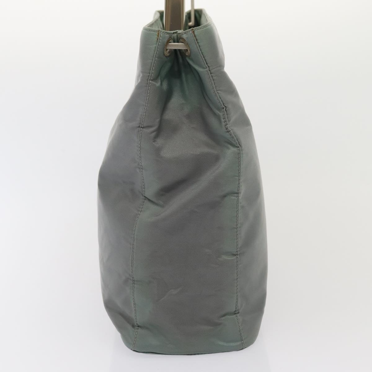 Prada Shoulder Bag Auth Nylon Gray Gray Auth 79761