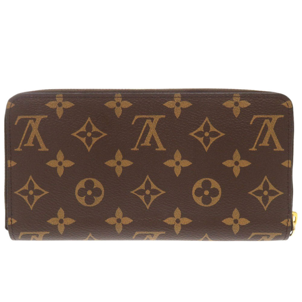 Louis Vuitton Long Purse M42616 Zippy Monogram Canvas Brown Wallet Case 5