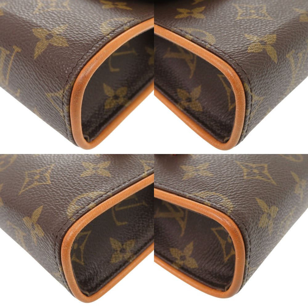 Louis Vuitton Waist M51855 Pochette Florentine Monogram Canvas Brown Clutch Bag 7A1555As5K11