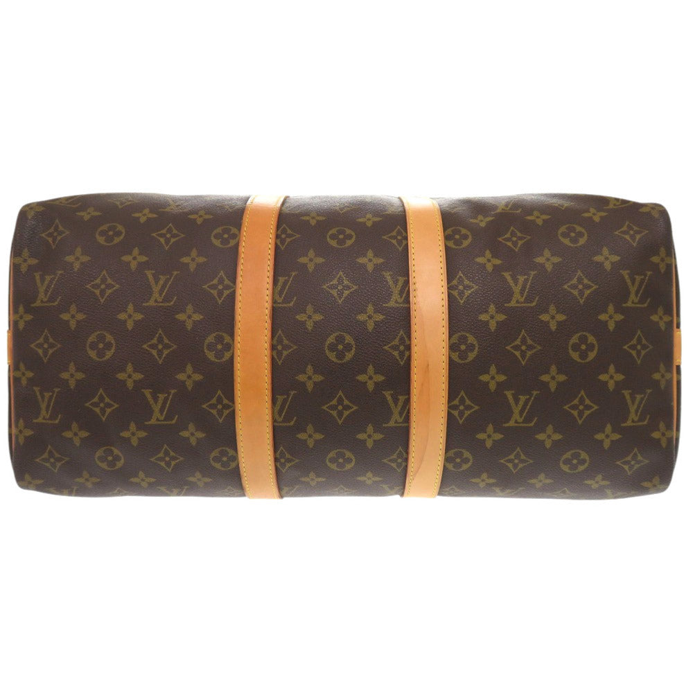 Louis Vuitton Boston Duffel M41418 Keepall bandouliere45 Monogram Canvas Brown Travel Bag 2