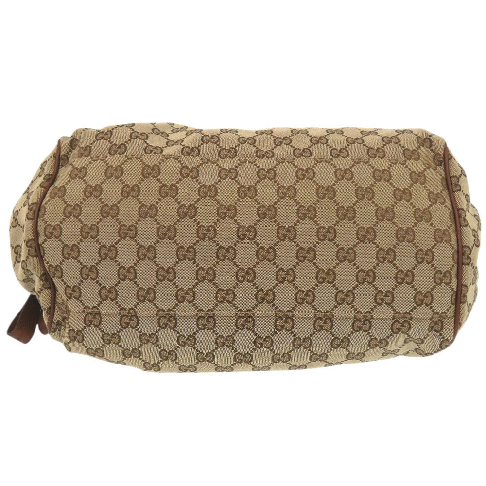 Gucci GG , 2WAY Sukey Leather Canvas Beige Shoulder Bag