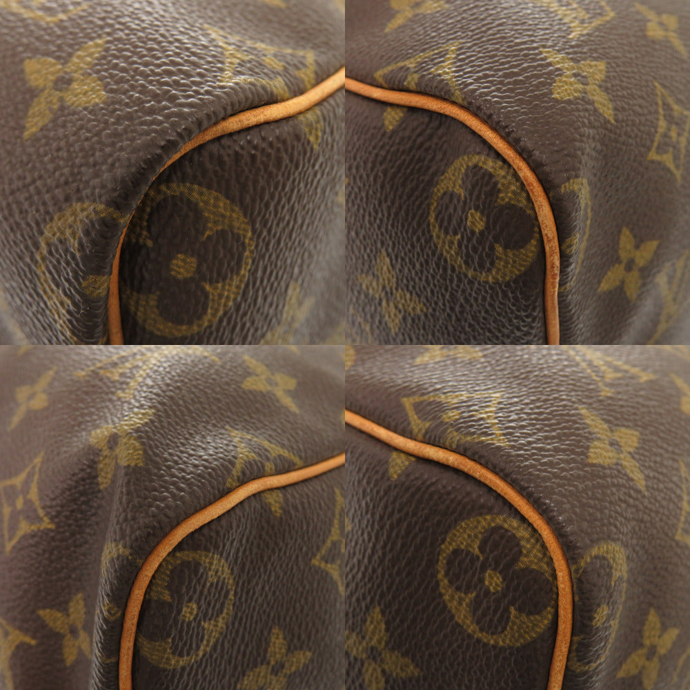 Louis Vuitton M41522 Speedy 40 Monogram Canvas Brown Handbag 7D0137Ss5M25