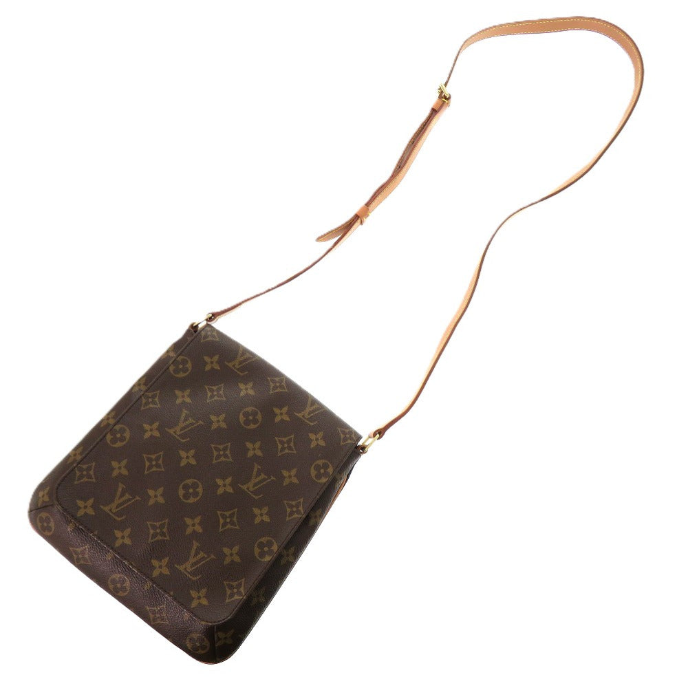Louis Vuitton M51387 Long strap M tte Monogram Canvas Brown Shoulder Bag 7D0730Ls5W1