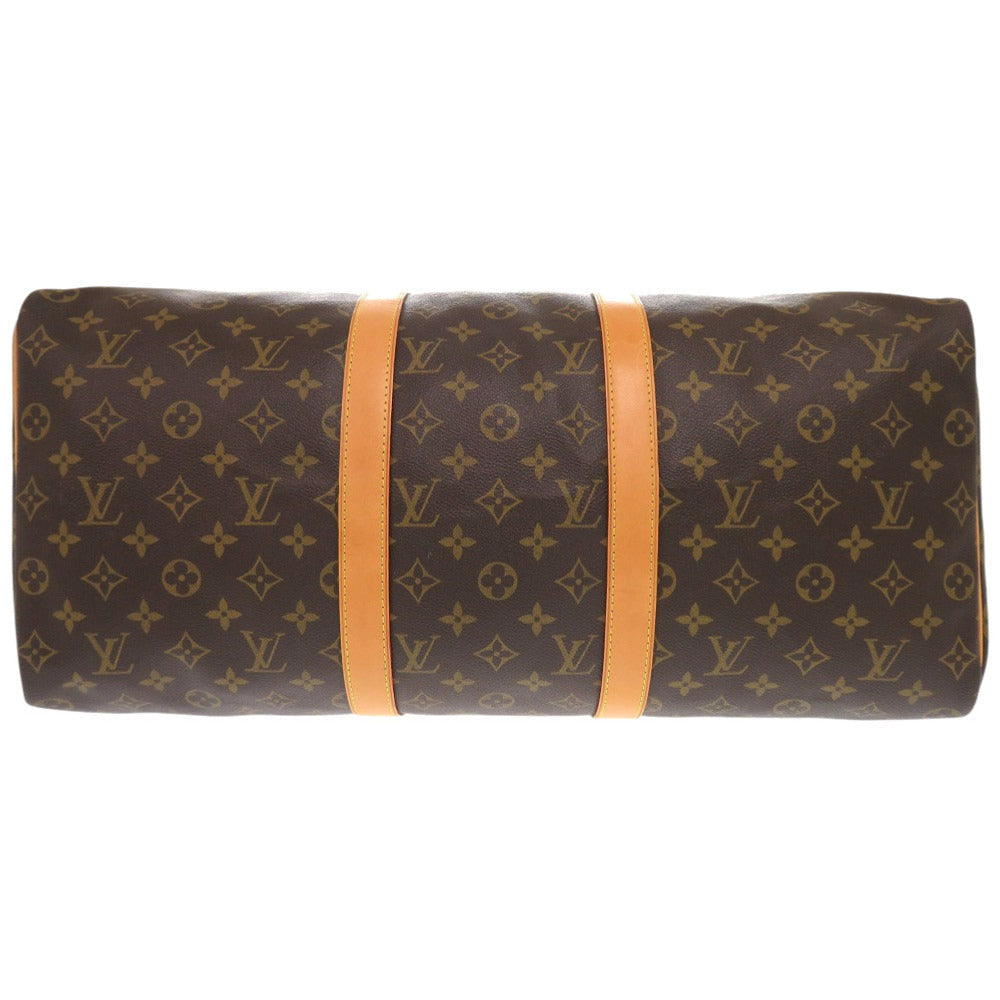 Louis Vuitton Boston Duffel M41426 Keepall 50 Monogram Canvas Brown Travel Bag 11