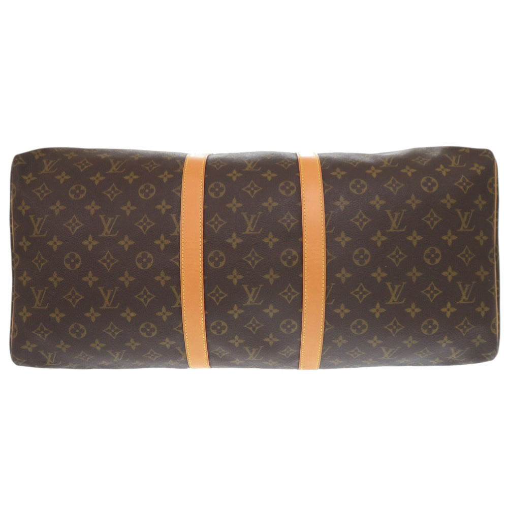 Louis Vuitton Boston Duffel M41424 Keepall 55 Monogram Canvas Brown Travel Bag 7F0886Lp5Nb1