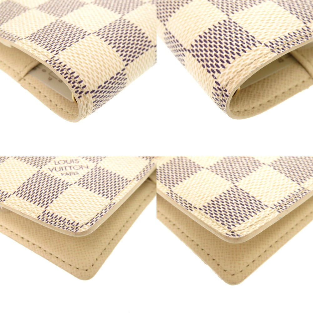 Louis Vuitton Notebook cover R20706 Damier Azur Canvas White Handbag 7G1225Ib5D1