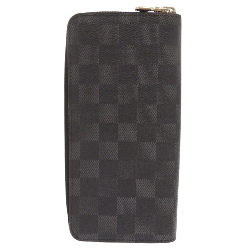 Louis Vuitton Long Purse N60306 Damier Grafitto Canvas Gray Wallet Case