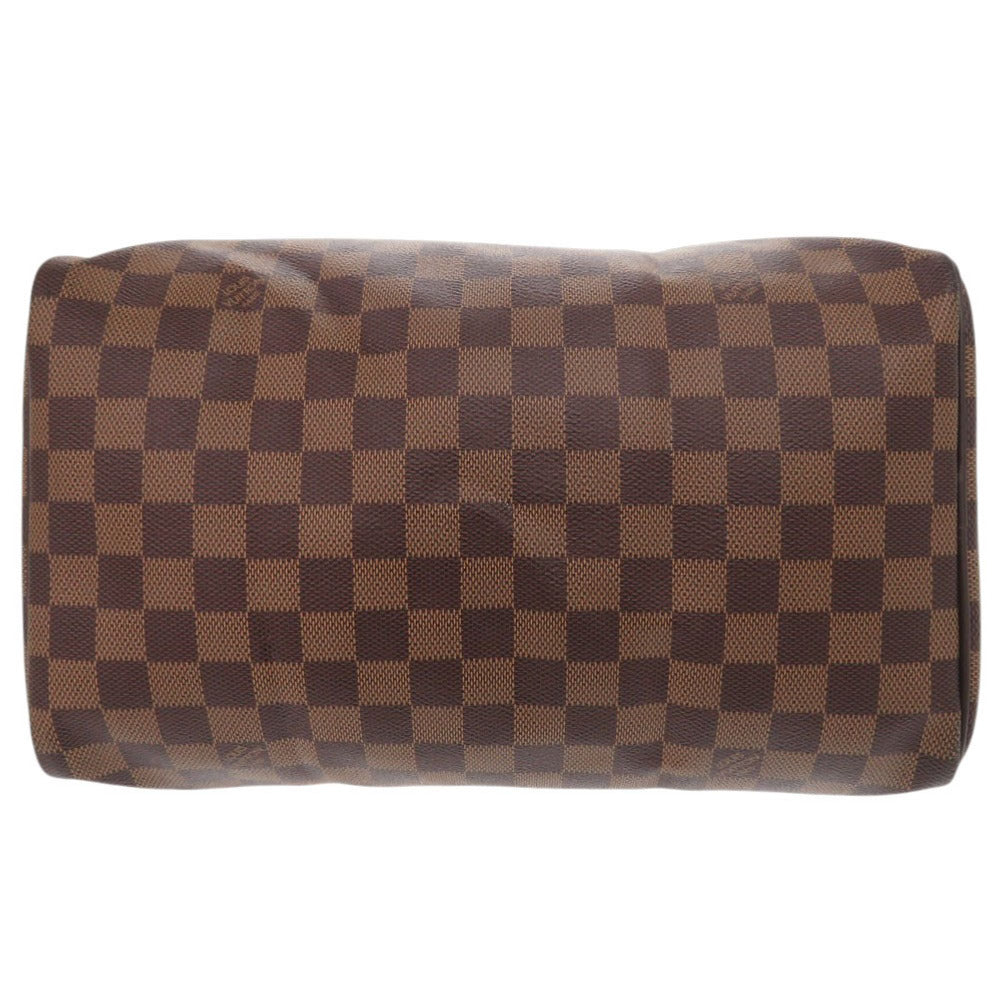 Louis Vuitton N41364 Damier Ebene Speedy Canvas Brown Handbag