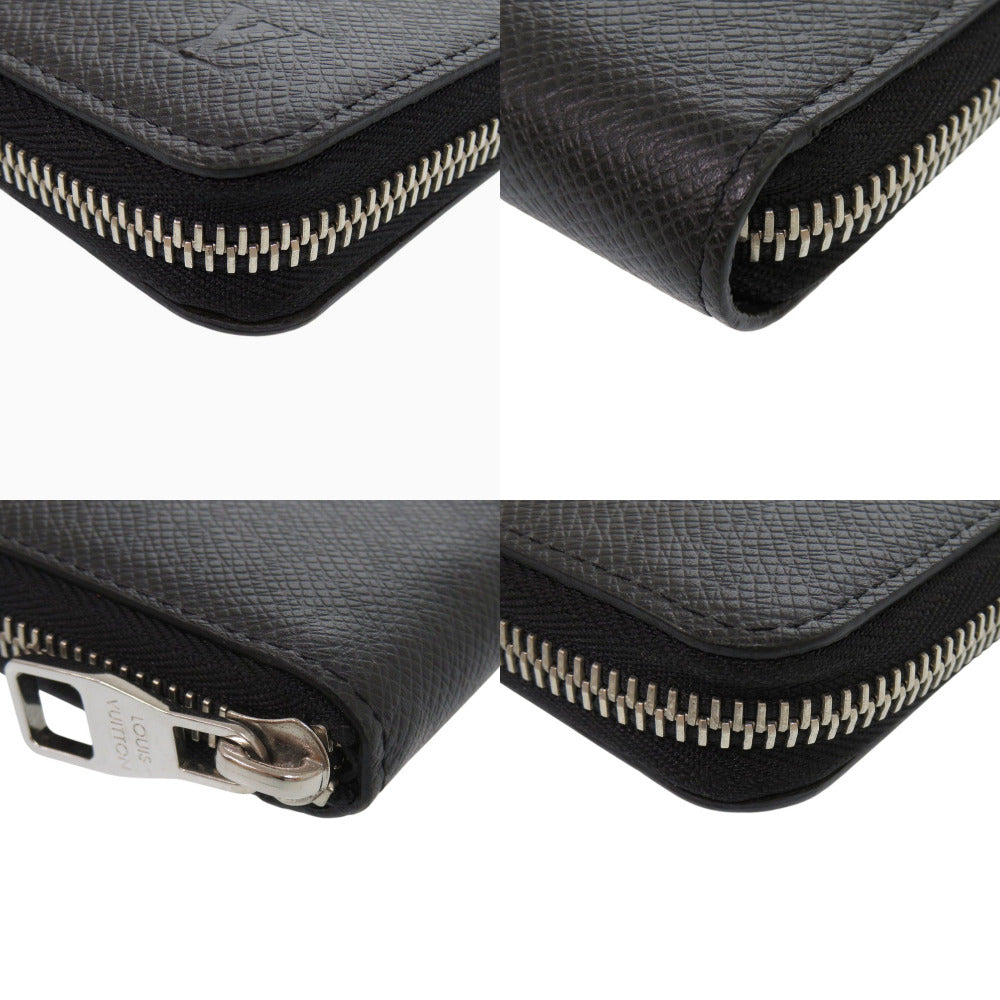 Louis Vuitton Long Purse M30503 Taiga Noir Wallet Case