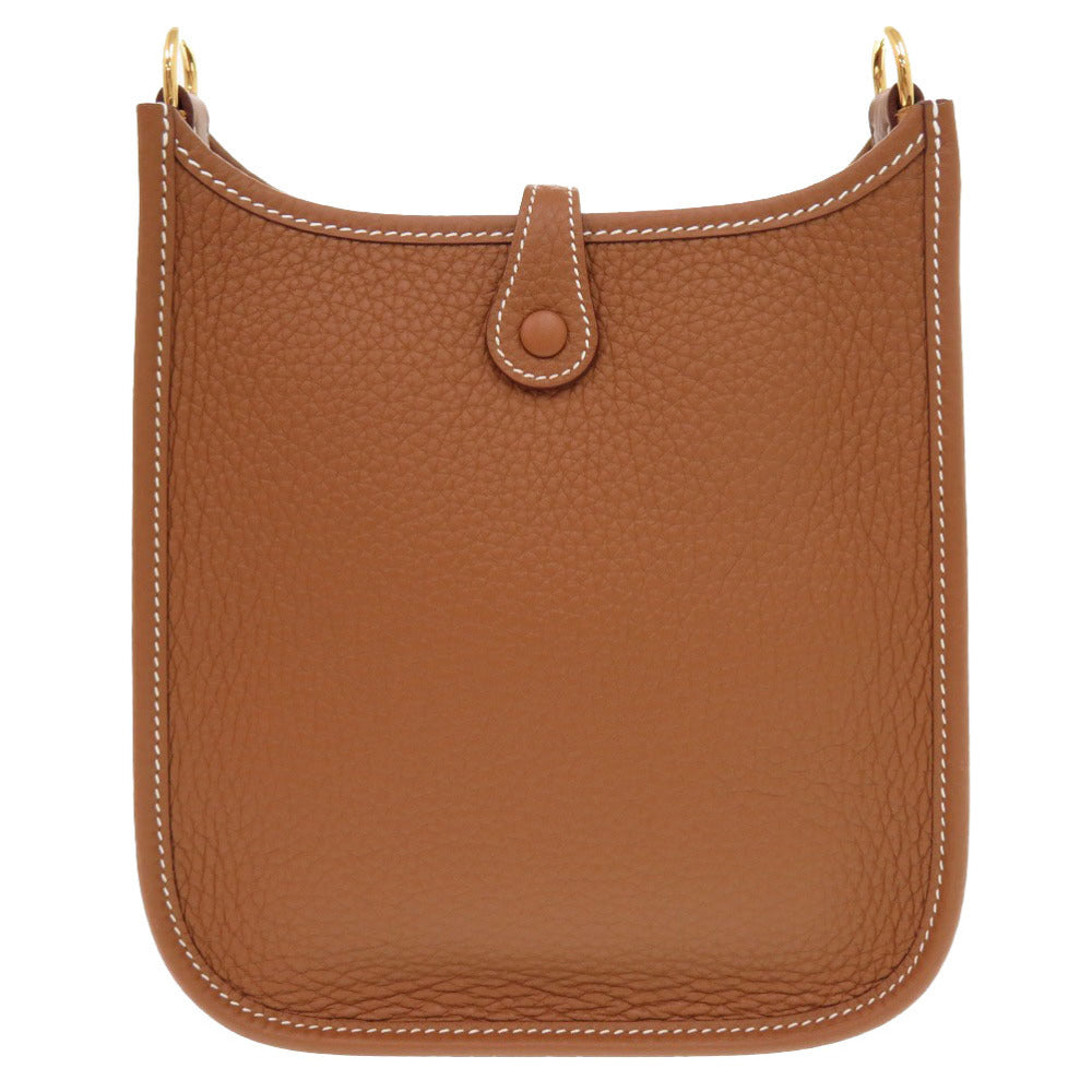 Hermes Shoulder Bag Taurillon Clemence Evelyn Tpm Amazone Gold 7H0801Egg6Z