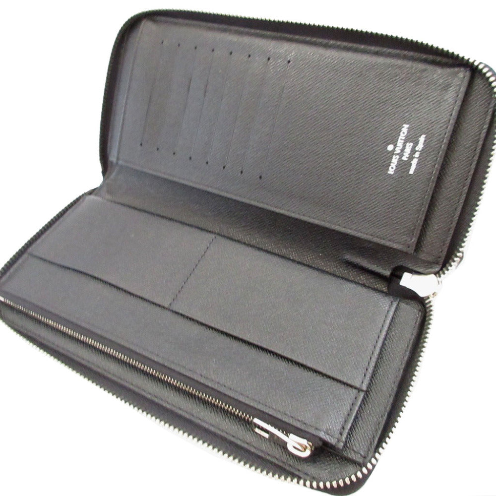 Louis Vuitton Long Purse N63095 Damier Grafitto Canvas Gray Wallet Case