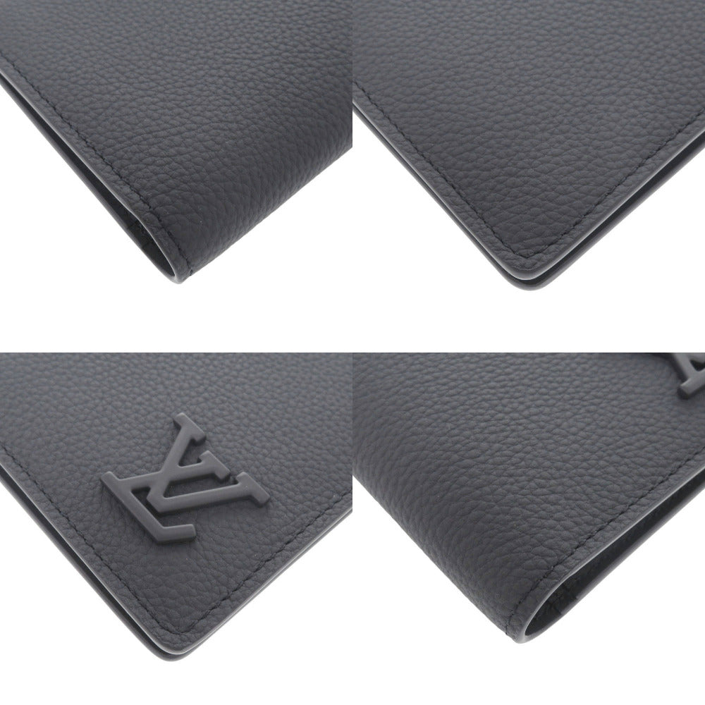 Louis Vuitton Long Purse M81810 Marine Aerogram Leather Wallet Case