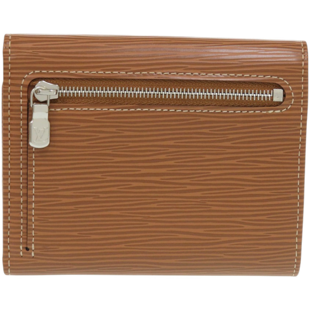 Louis Vuitton Long Purse M5801I Epi Camel Leather Wallet Case