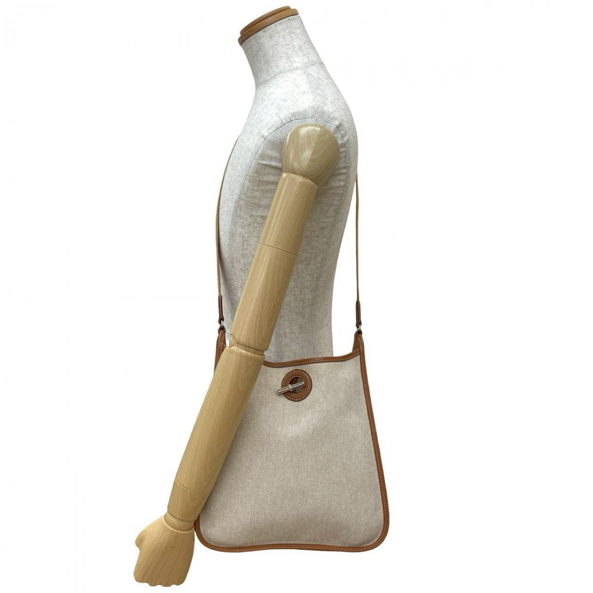 Hermes Shoulder Bag Tower Ash Vespa Pm Brown