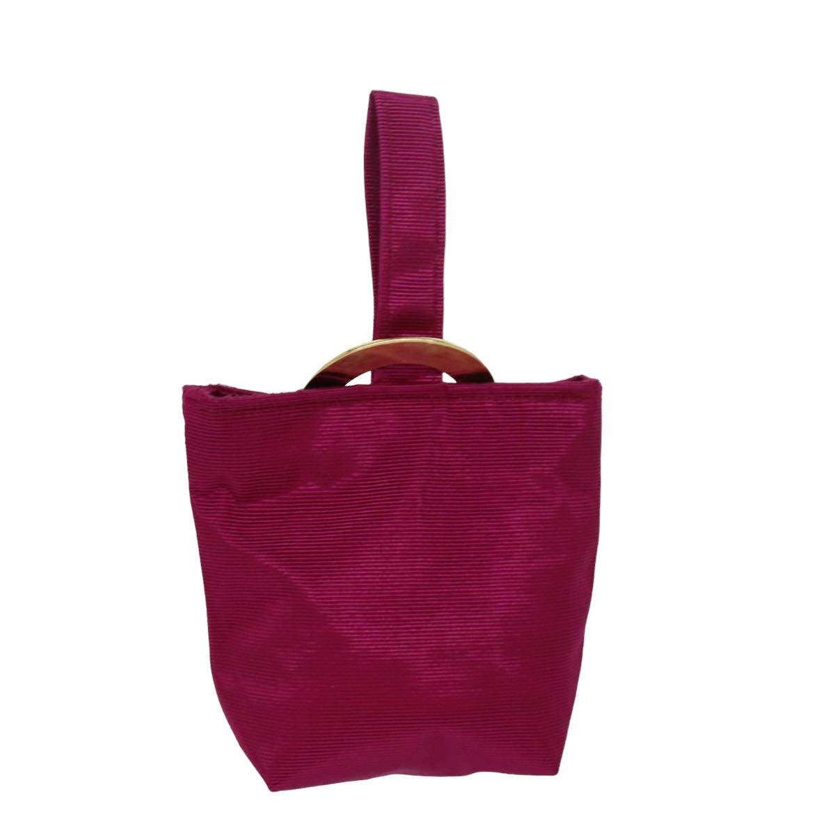 Luxury Circle Pouch Handbag Nylon Pink Travel Bag