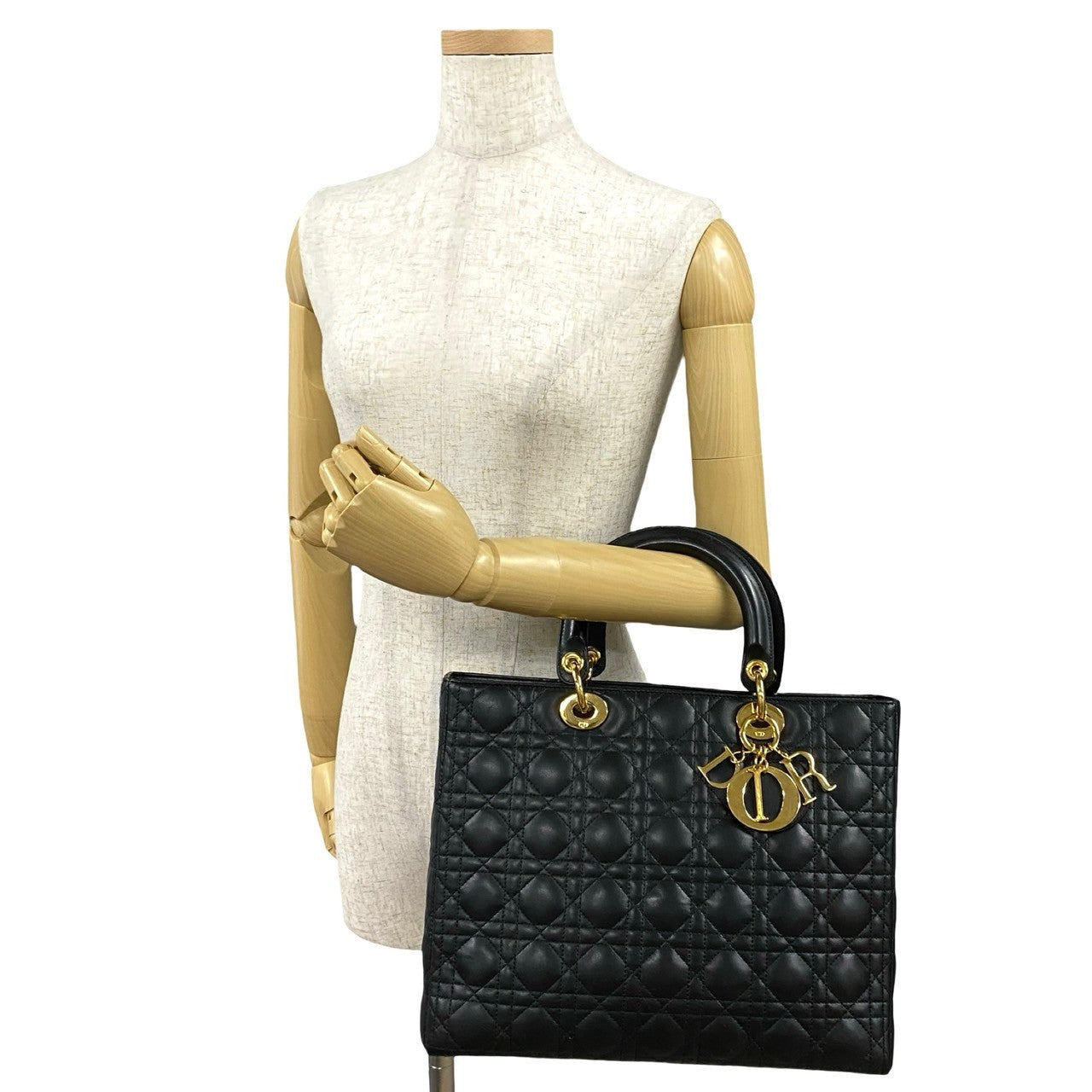 Dior Christian Lady Handbag Leather Travel Bag Dior Leather Handbag