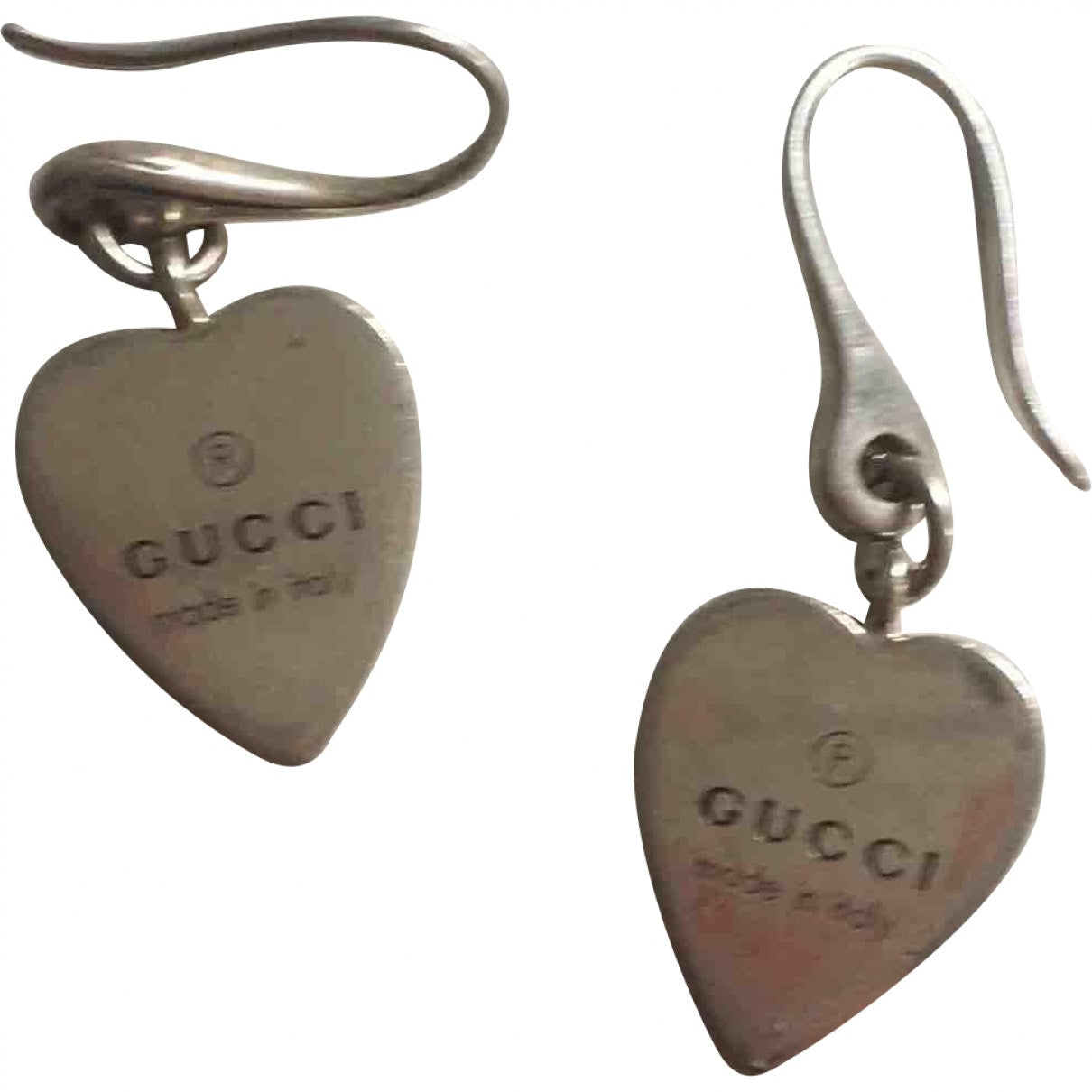 Gucci icon silver silver earrings