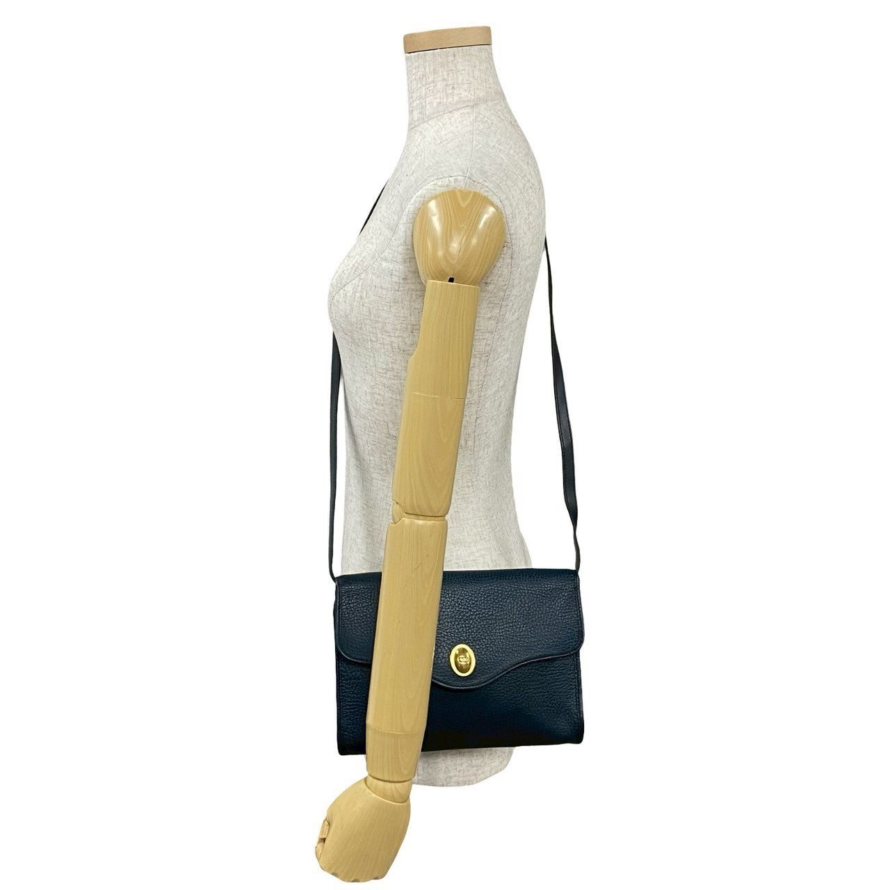 Dior Christian Cd Shoulder Bag Leather Logo