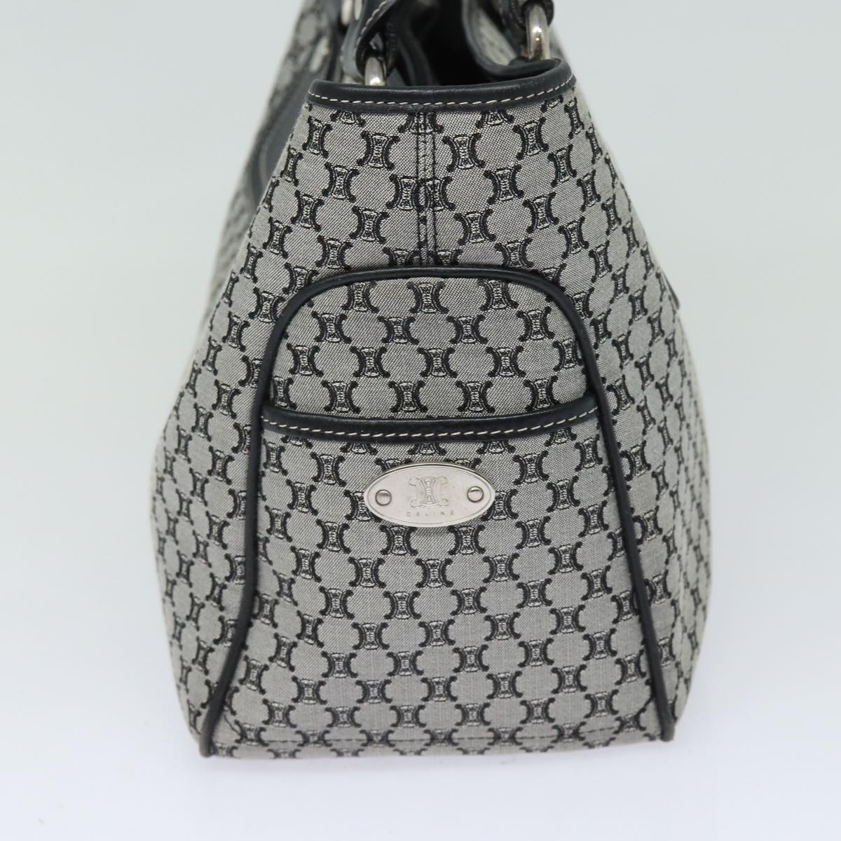 Luxury Triomphe Hand Bag Navy Canvas Travel Bag