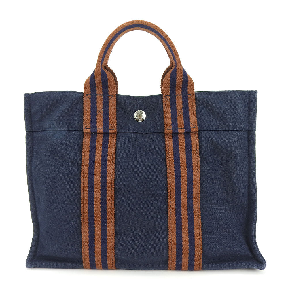 Tote Bag Navy Fool Toepm Unisex(Unisex) Canvas