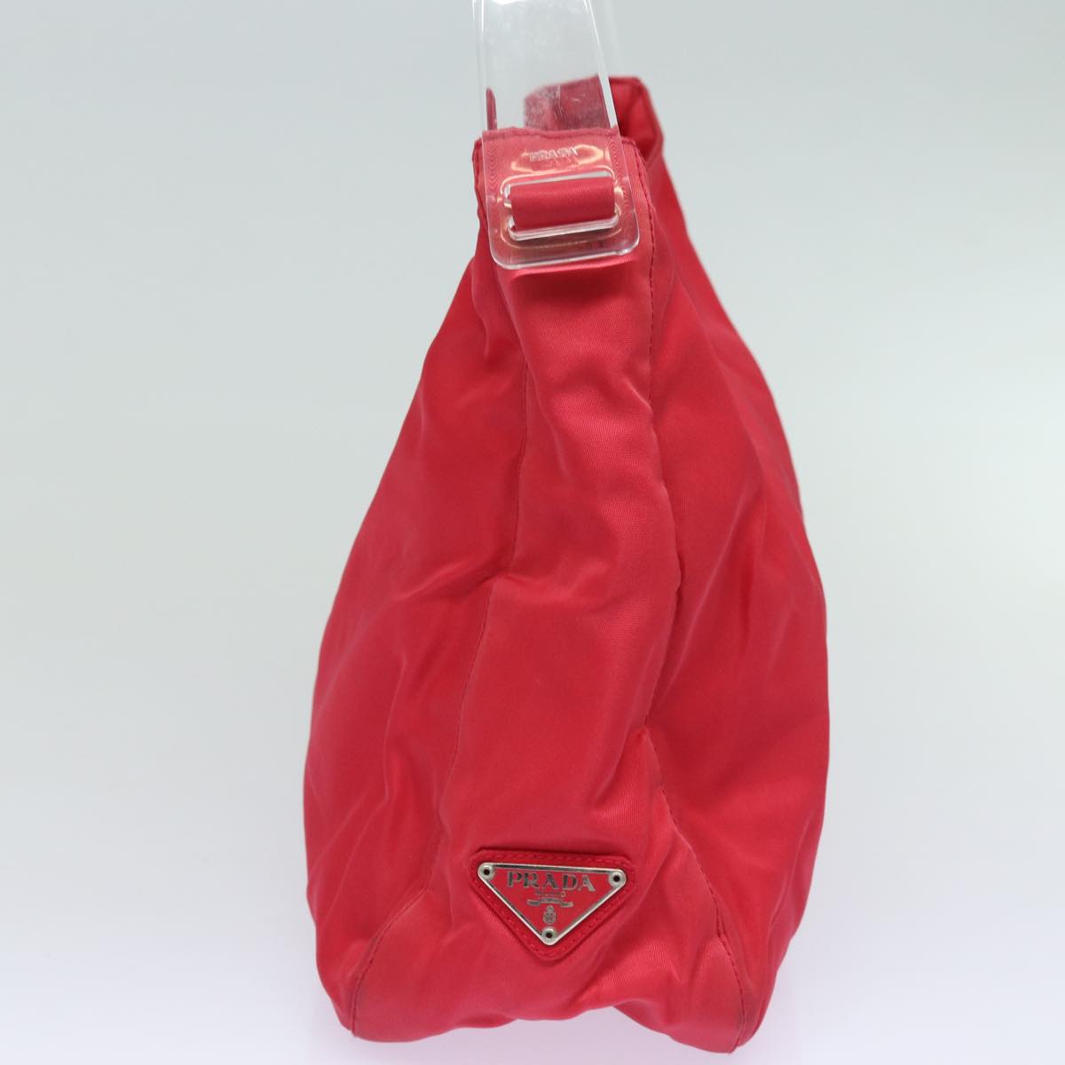 Prada Shoulder Bag Auth Nylon Pink Pink Auth 81803