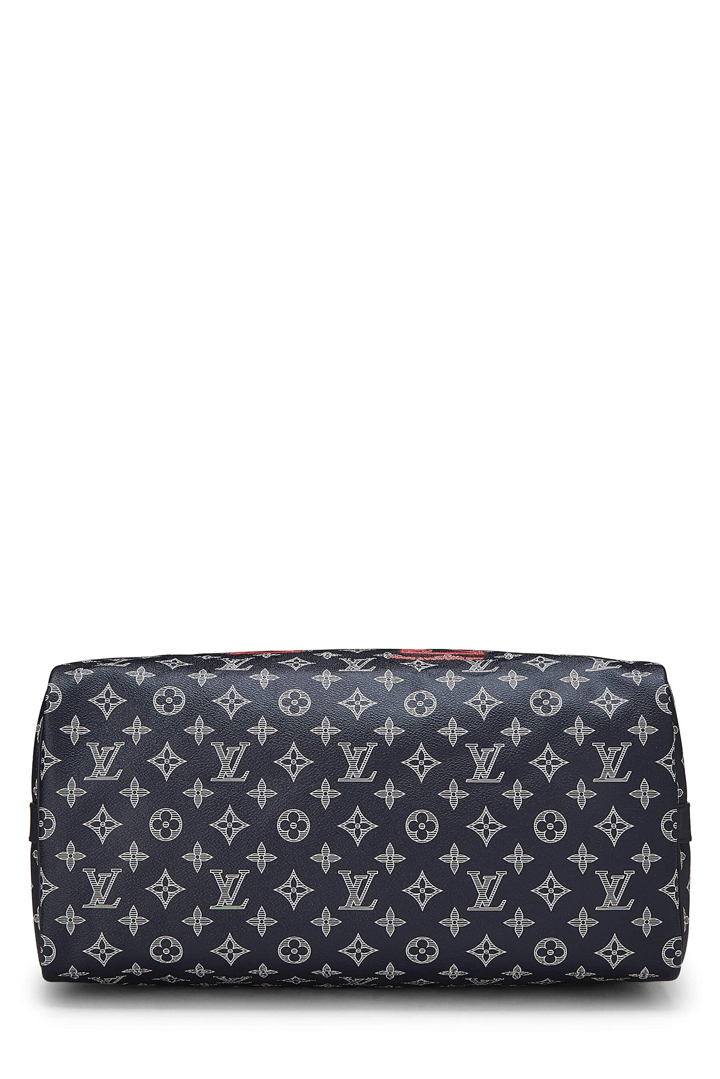 Louis Vuitton, Monogram Upside Down Ink Speedy Bandouliere 40, Navy