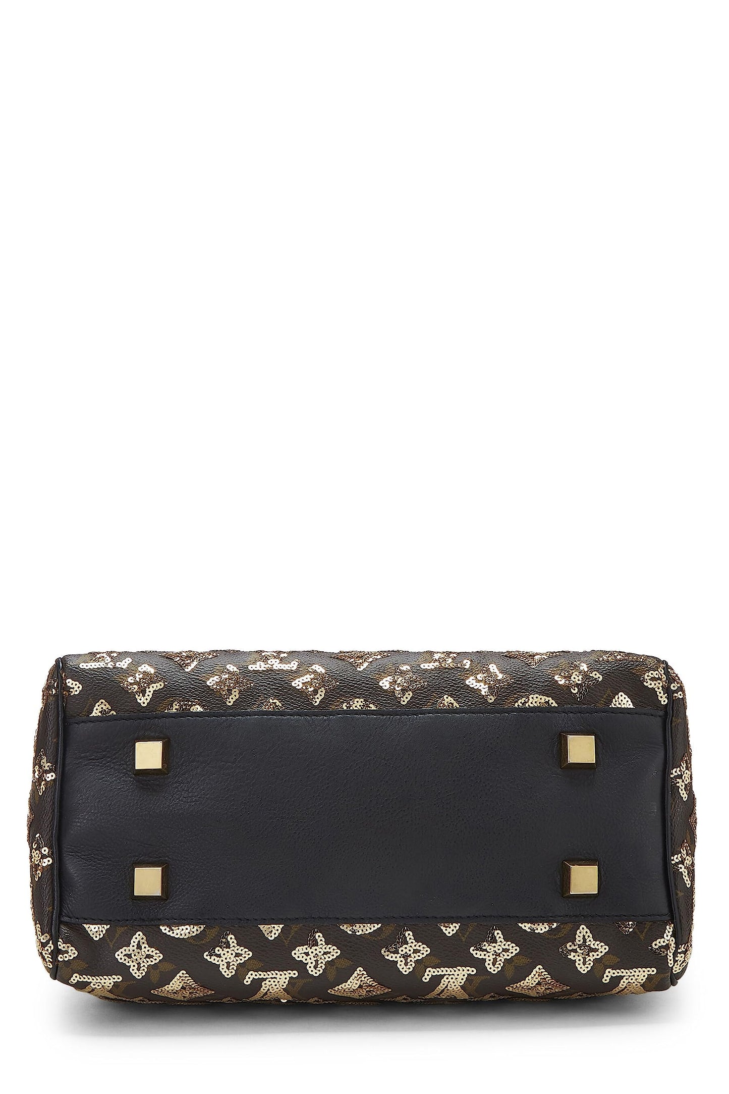 Louis Vuitton, Gold Monogram Eclipse Speedy 30, Gold